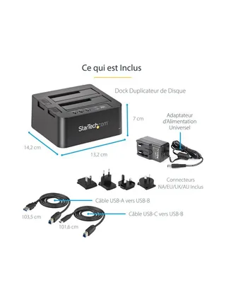 StarTech.com SDOCK2U313R media duplicator 12