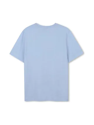 T-Shirt Bleu Garçon Hugo Boss J52727 2
