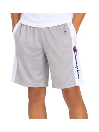 Short Gris/Blanc Garçon Champion C914SH199 1