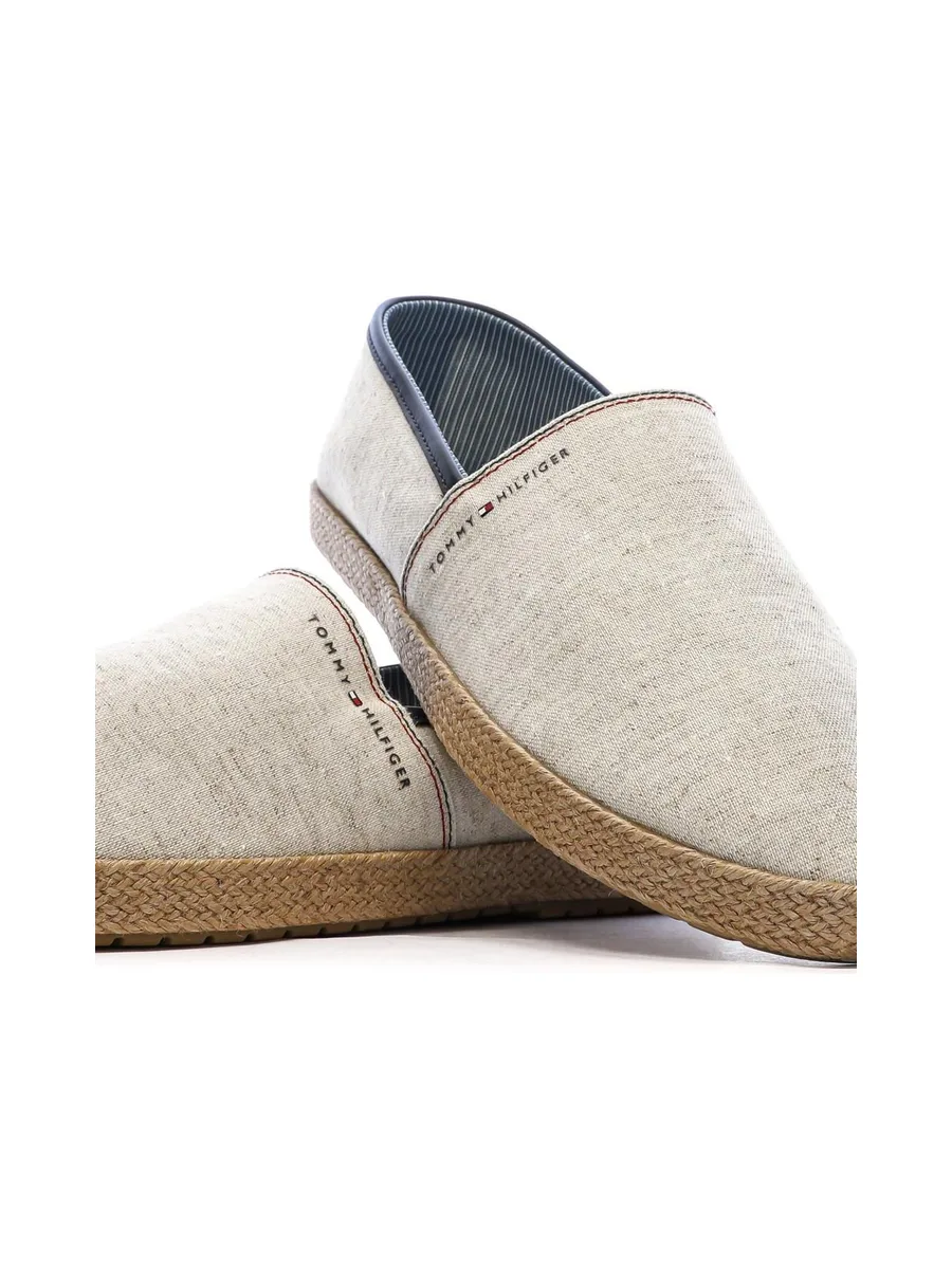 Espadrilles Beige Homme Tommy Hilfiger Chambray 8