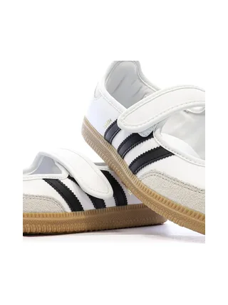 SAMBA JANE Baskets Blanches/Noires Femme Adidas 7