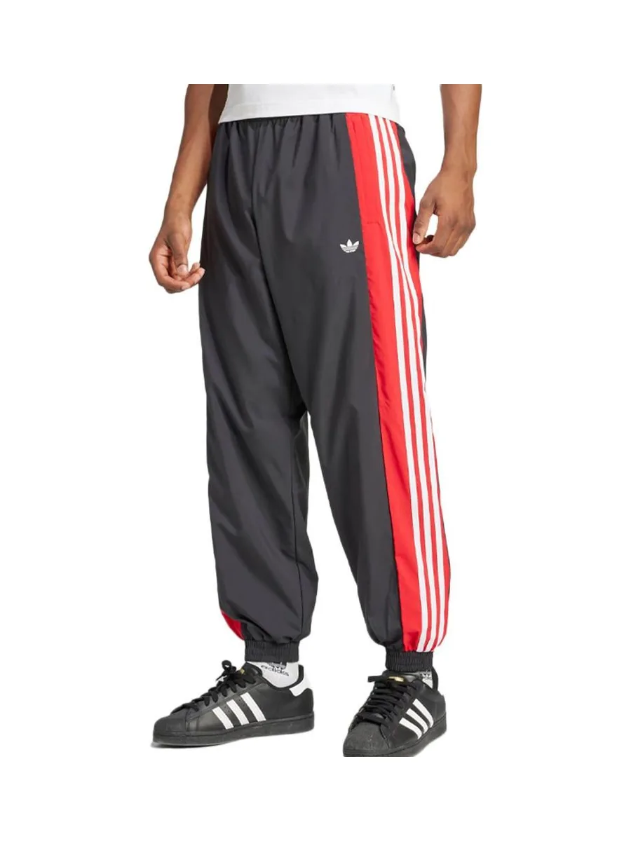 Jogging Gris/Rouge Homme Adidas Warm 2