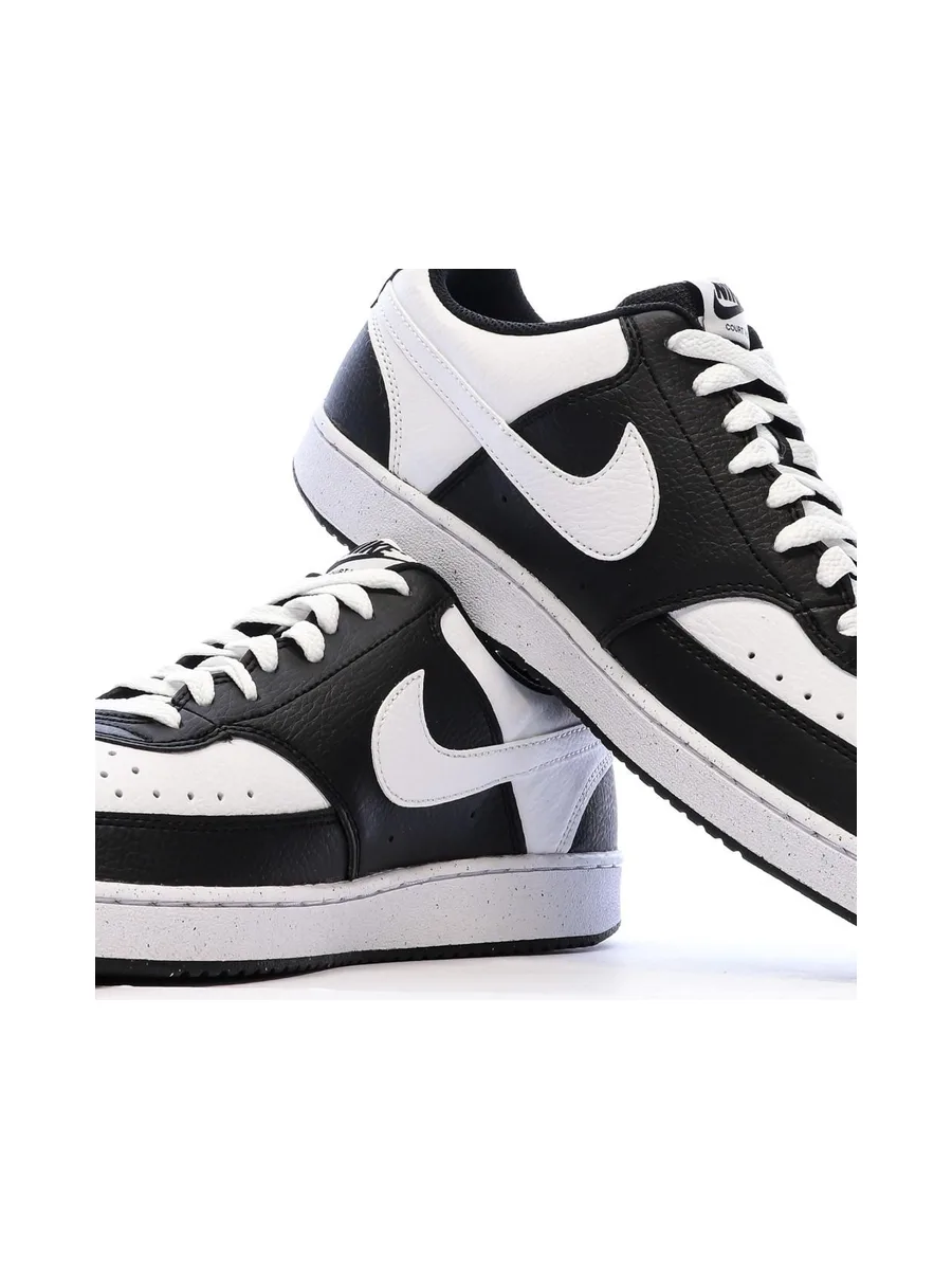 Baskets Noires/Blanches Homme Nike Court Vision Lo 8