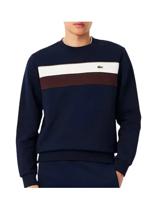 Sweat Marine/Blanc Homme Lacoste SH5498 1