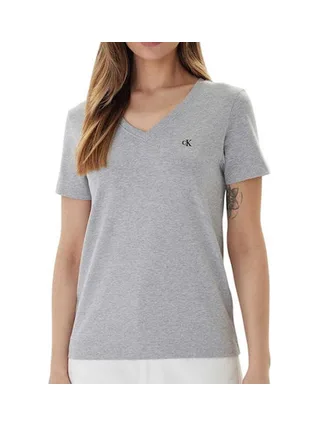 T-Shirt Gris Femme Calvin Klein Jeans Archive LV047B205G 1
