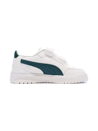 Baskets Blanches/Vertes Garçon Puma 403740 2