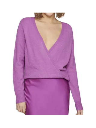 Pull Violet Femme Vila Viril 1