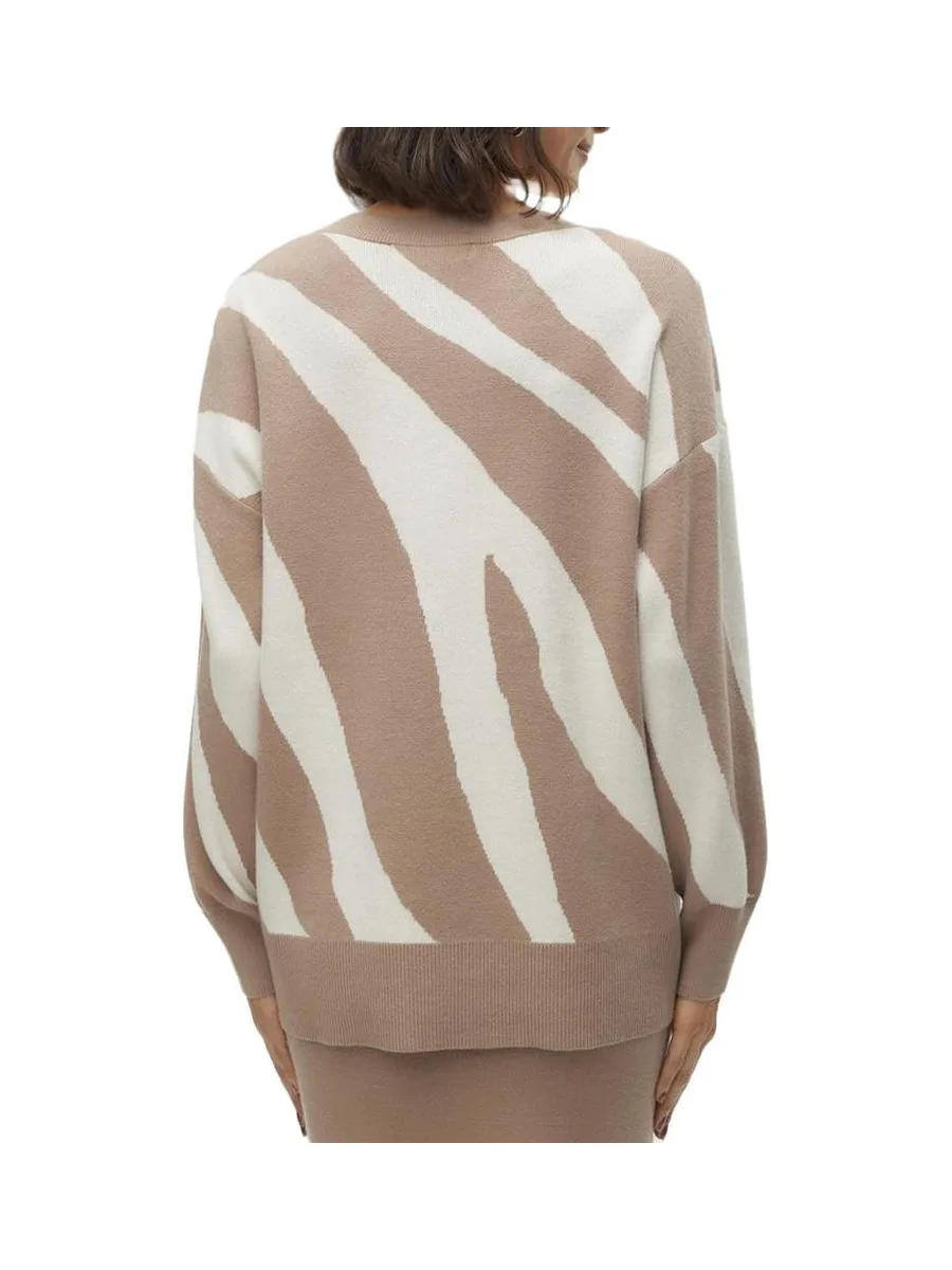 Pull Marron Femme Vero Moda Nancy 10310665 3
