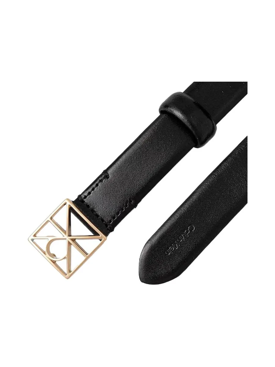 Ceinture Noire Femme Calvin Klein Jeans Emblem - T 3