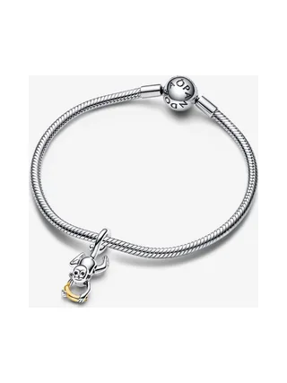 Pandora - Charm en plaqué or 14 carats noir 3