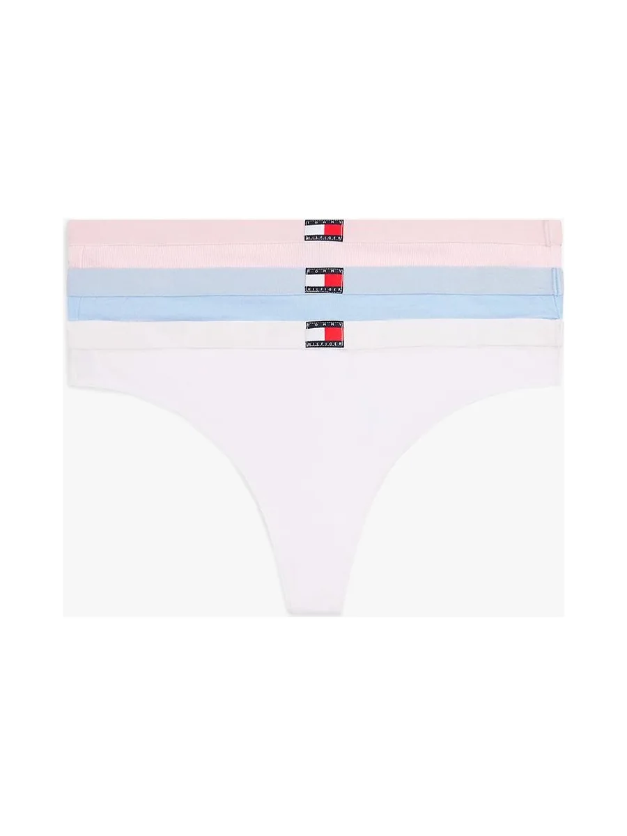 TOMMY HILFIGER UW0UW05641 - Lot de 3 tongs 2
