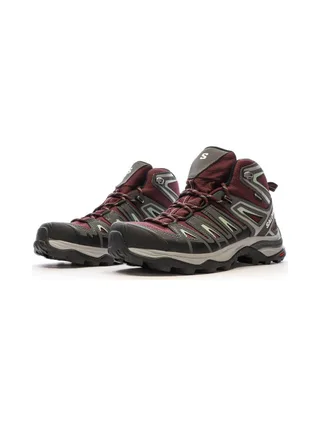 Chaussures de randonnée Grise/Bordeaux Femme Salomon Pioneer 6