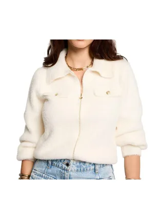 Gilet Zippé Blanc Femme Morgan DOMI 1
