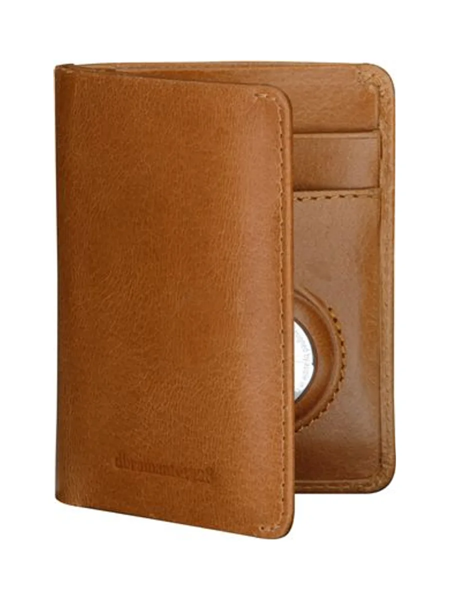 Billund Airtag Slim wallet Tan 1