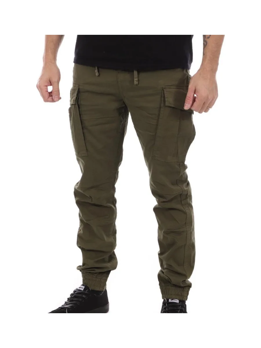 Pantalon Cargo Kaki Homme Schott Relax 2