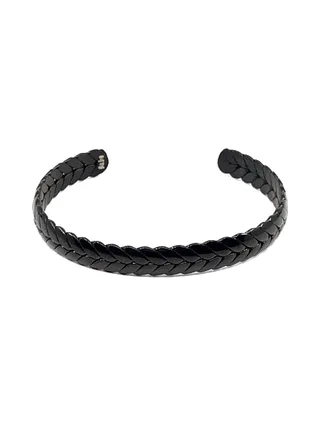 Bracelet Auteuil noir - acier 5