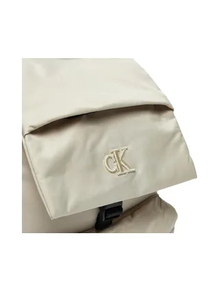 Sac à Dos Beige Femme Calvin Klein Jeans Clean Detailed 3