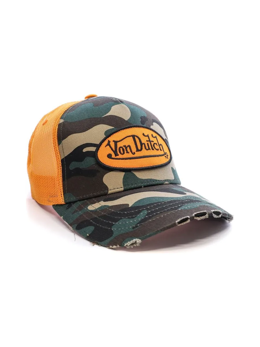 Casquette Camouflage/Orange Homme Von Dutch CAS1 3