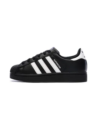 Baskets Noires Garçon/Fille Adidas Superstar 1