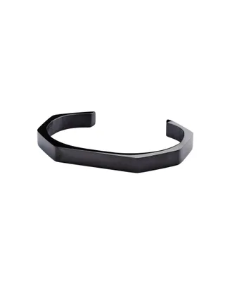 Bracelet Quatre Chemins noir - acier 1