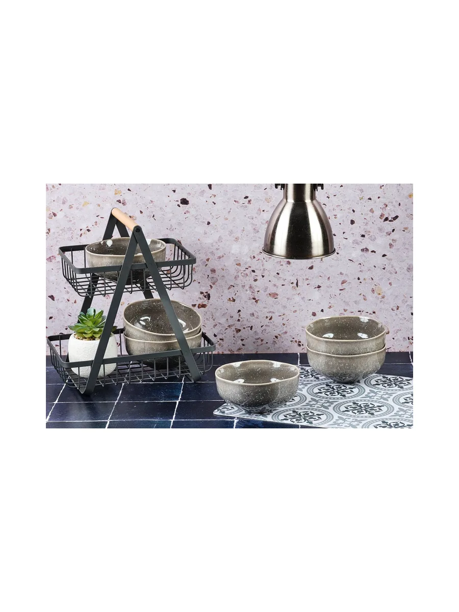 Bol STELLAR Ø14cm - 6 pièces - Gris béton 20