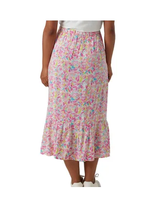 Jupe Rose/Bleu Femme Mamalicious Casey 2