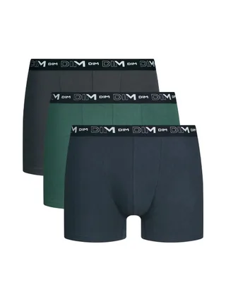 Boxers Noir Dim Homme Coton Stretch X3 - Taille 1