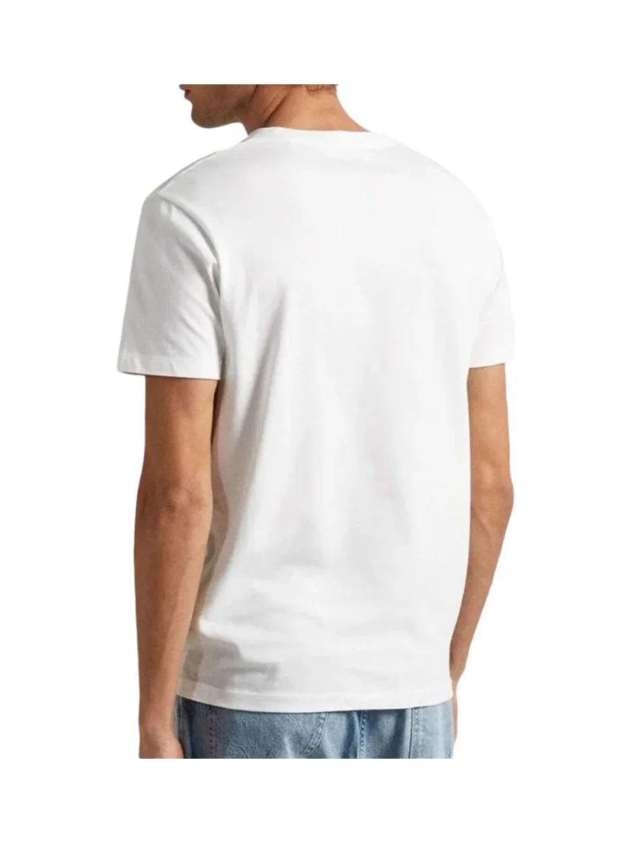 T-shirt Blanc Homme Pepe jeans Kervin 3