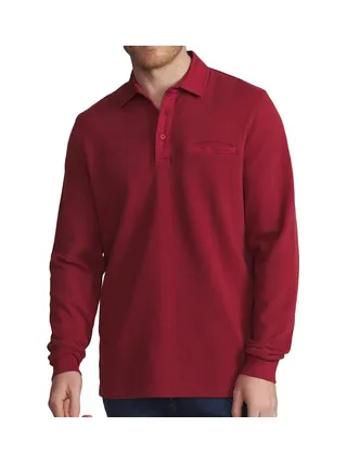 Polo Manches Longues Rouge Homme TBS CAVEZPOL 1