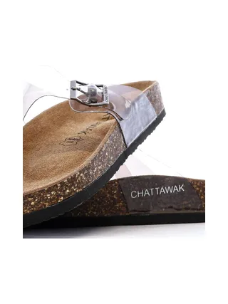 Sandales Transparente/Noir Femme Chattawak Summer 7