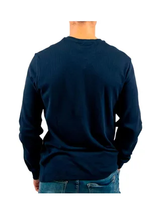 Sweat Marine Homme Calvin Klein Jeans Waffle Badge 2
