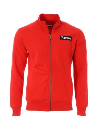 Sweat Zippé Rouge Homme Supreme Grip Susy 1