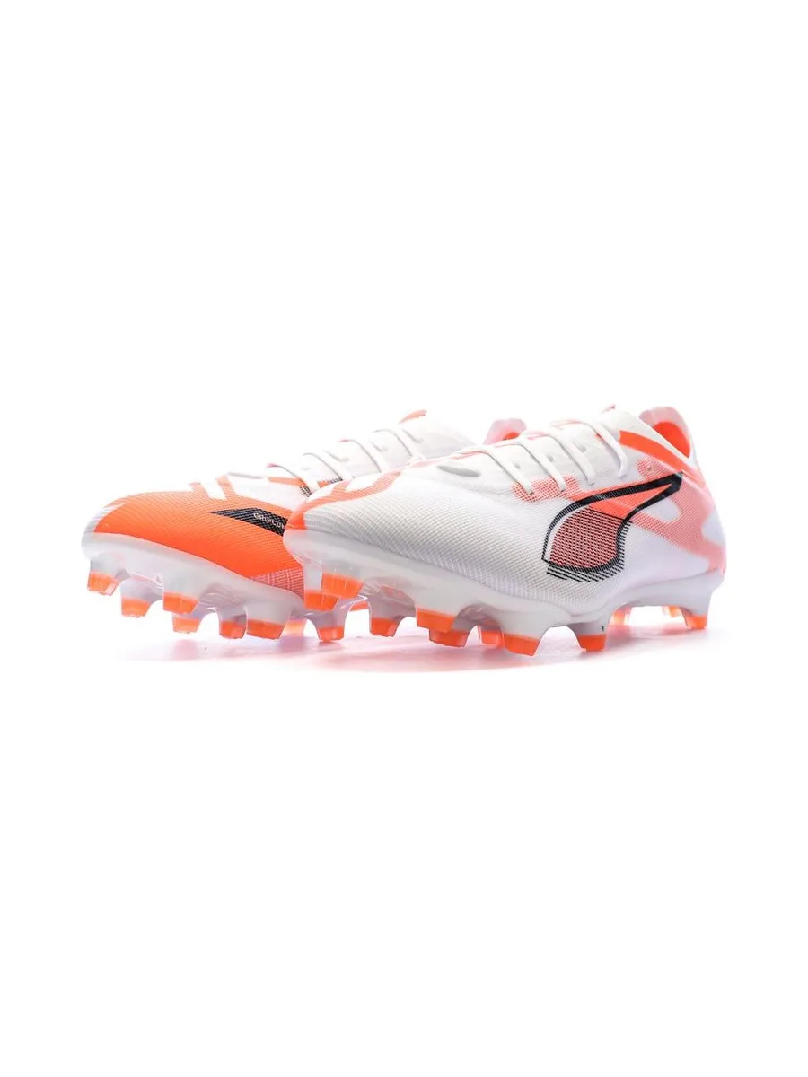 Chaussures de football Blanches/Oranges Homme Puma Ultra 5 Match 7