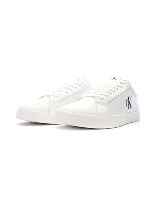 Baskets Blanches/Noires Homme Calvin Klein Jeans 3 Cupsole 6