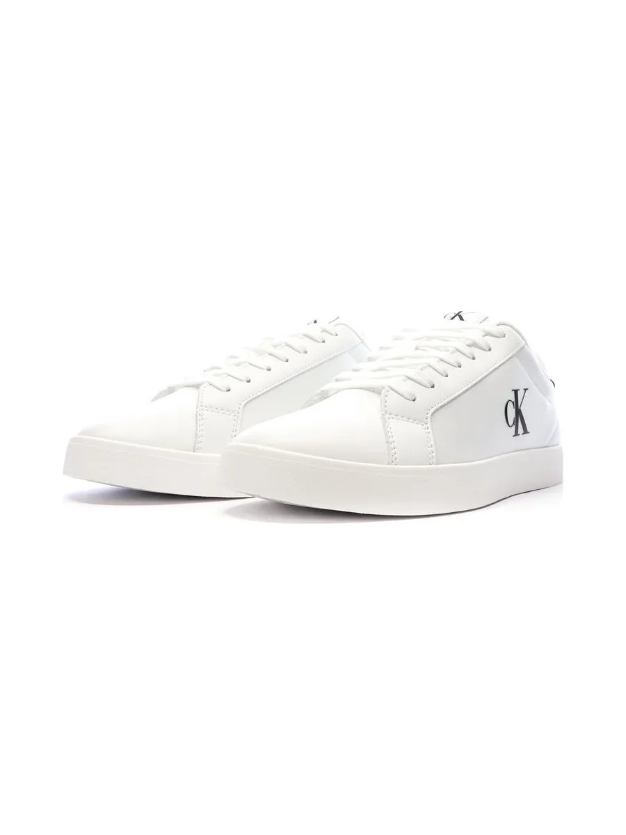 Baskets Blanches/Noires Homme Calvin Klein Jeans 3 Cupsole 7