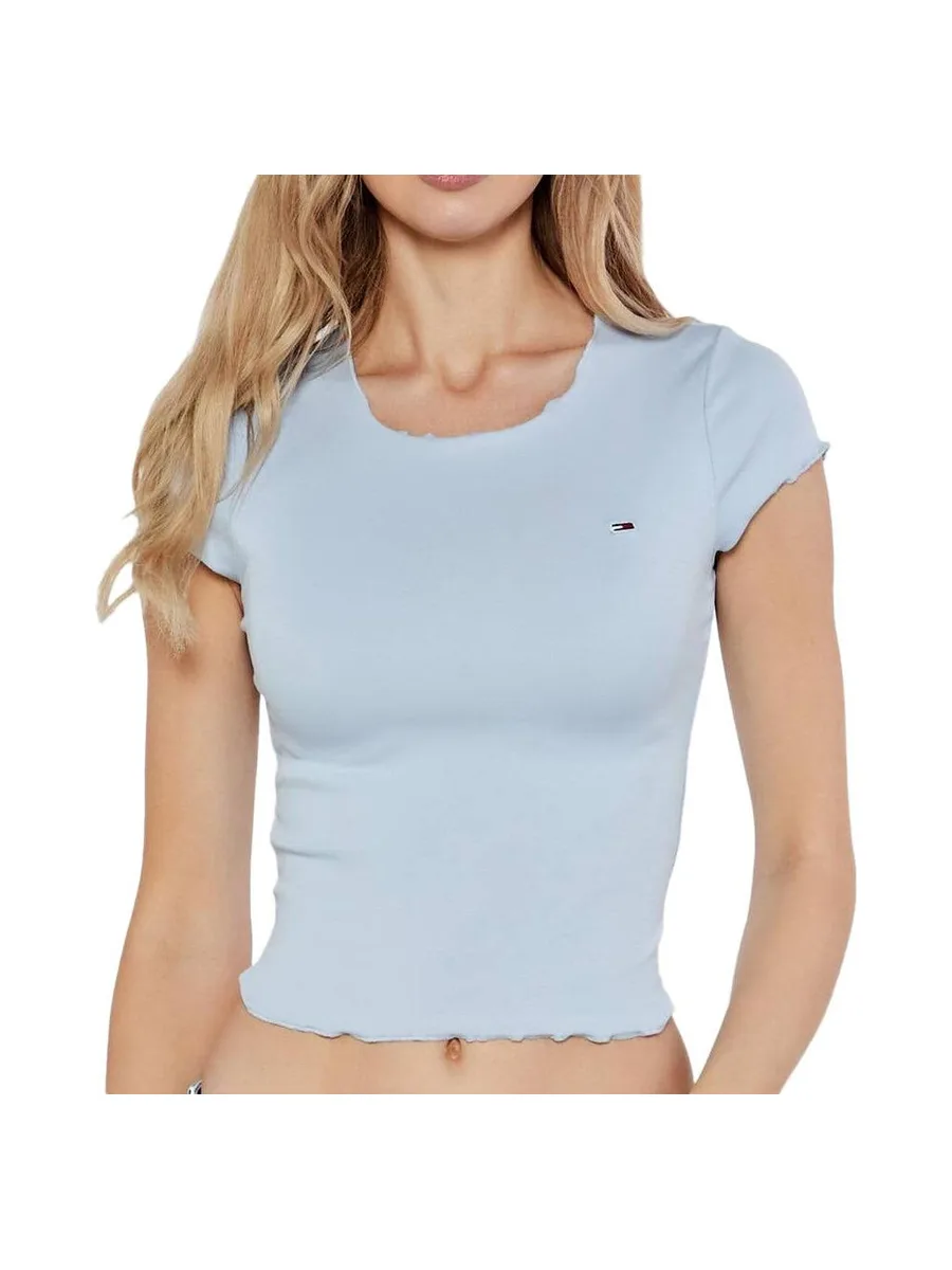 T-Shirt Bleu Femme Tommy Hilfiger Babylock 2