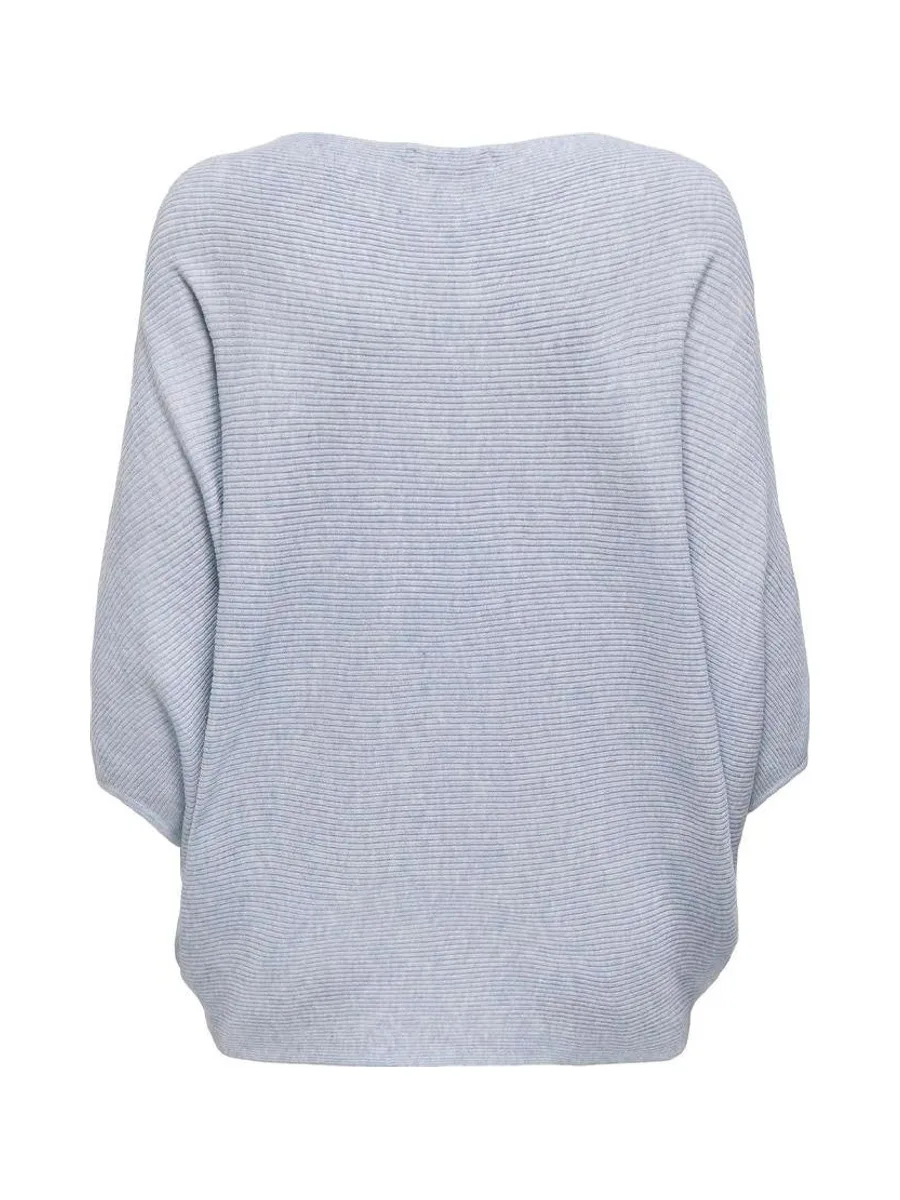 Pull Bleu Clair manches 3/4 Femme JDY New Behave 3