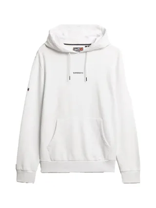 Sweat à Capuche Blanc Homme Superdry Plain Hood0 2