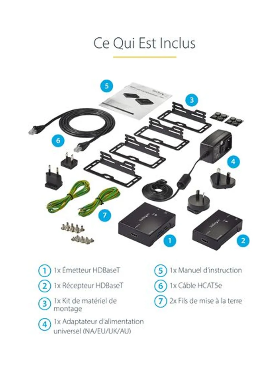 HDMI Over Single Cat 5 Extender - 4K 10