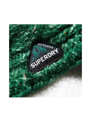 Tour de Cou Vert Homme Superdry Gracie Cable Snood 2