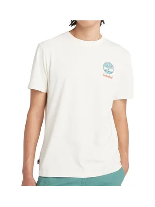T-Shirt Blanc Homme Timberland Sleeve 1