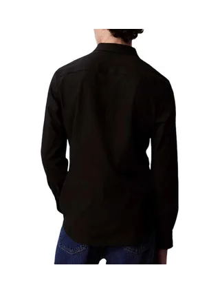 Chemise Noir Homme Calvin Klein Jeans Tech Stretch Slim 2
