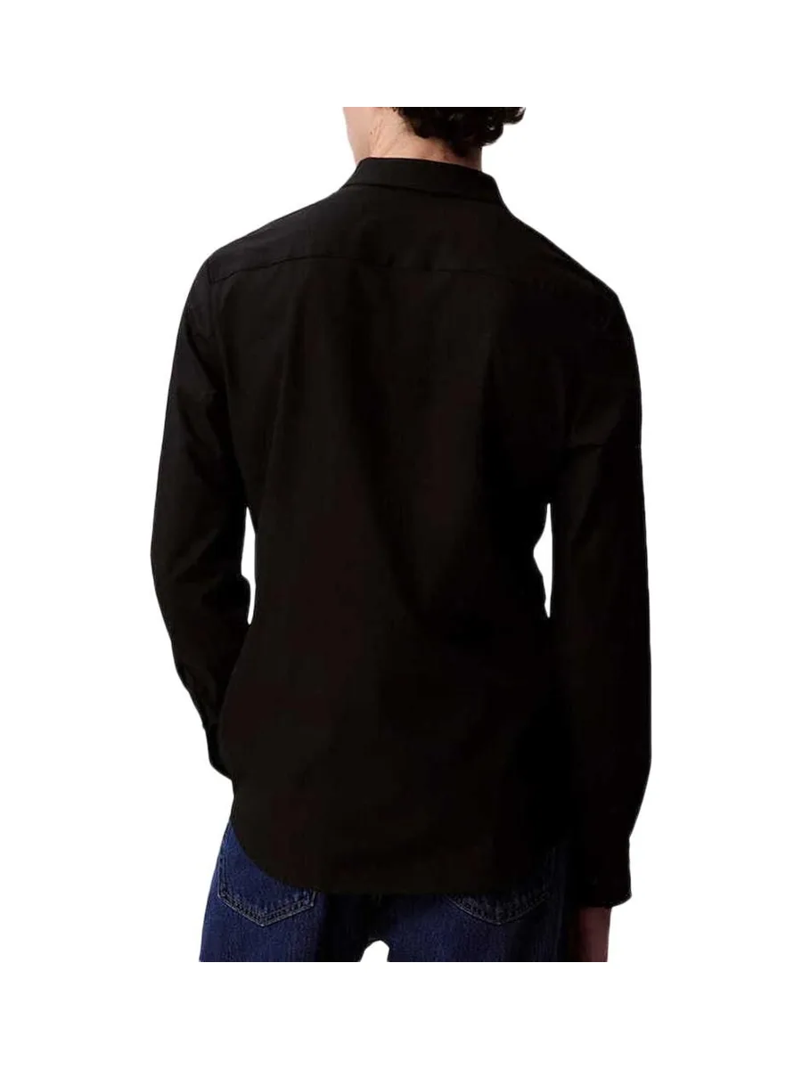 Chemise Noir Homme Calvin Klein Jeans Tech Stretch Slim 2