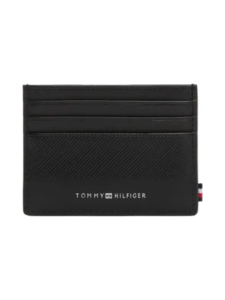 Porte Cartes Noir Homme Tommy Hilfiger Foundation 1