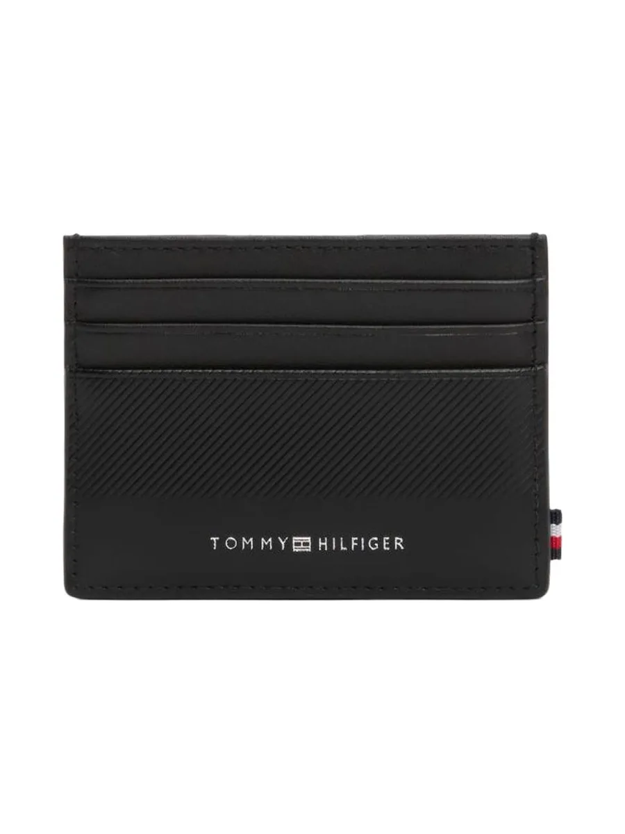 Porte Cartes Noir Homme Tommy Hilfiger Foundation 2