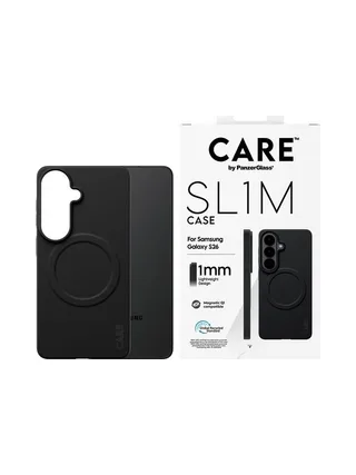 PanzerGlass CARE™ by ® SL1M Case Black w. Qi Samsung Galaxy S26 mobile phone case 2