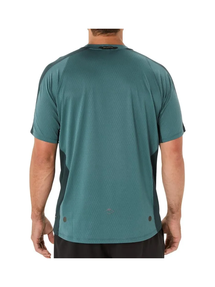 T-Shirt Bleu Homme Asics Fujitrail 2