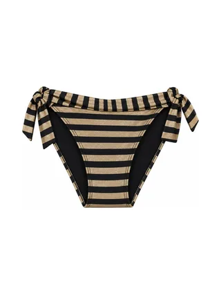 Bas de maillot de bain Doré/Noir Femme Grain de Sable Vogue 1