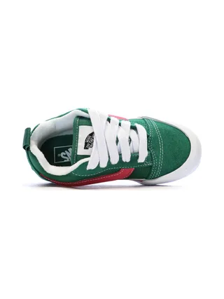 Baskets Verte/Rose Fille Vans Knu Skool 4