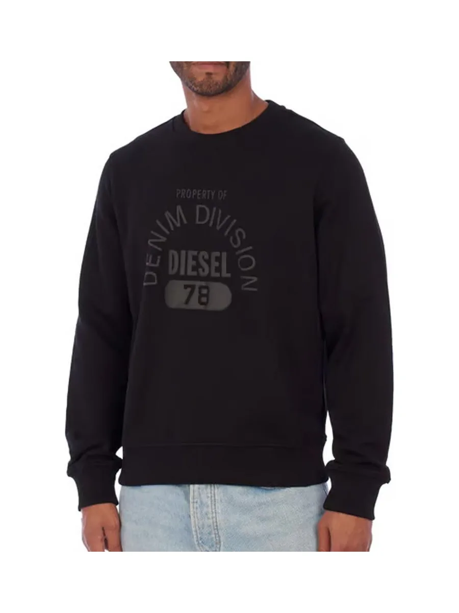 Sweat Noir Homme Diesel Felpa9XX 2